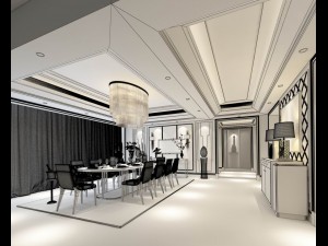 family - kitchen - restaurant 86 3D-Modell