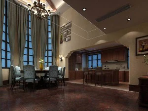 Familie - K&uuml;che - Restaurant 88 3D Modell