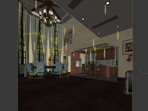 family - kitchen - restaurant 88 Modelo 3D
