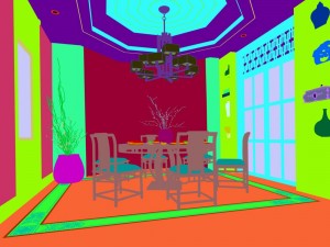 family - kitchen - restaurant 94 Modèle 3D