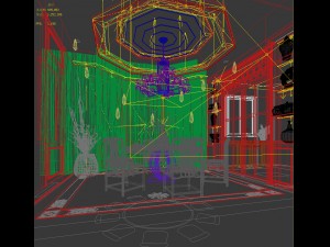 family - kitchen - restaurant 94 Modèle 3D