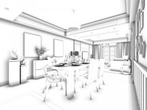 family - kitchen - restaurant 96 3D Model