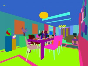 family - kitchen - restaurant 96 3D Model