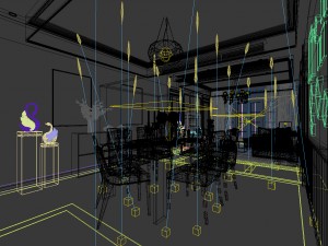 family - kitchen - restaurant 96 3D Model