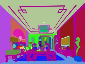 family - kitchen - restaurant 97 Modèle 3D