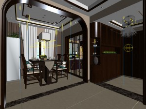 family - kitchen - restaurant 97 Modèle 3D