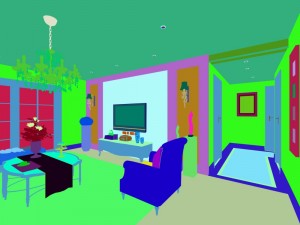 family - kitchen - restaurant 98 Model 3D