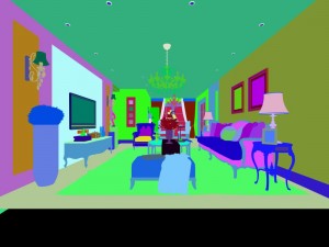 family - kitchen - restaurant 98 Model 3D