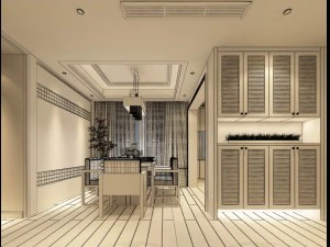 family - kitchen - restaurant 100 3D Model