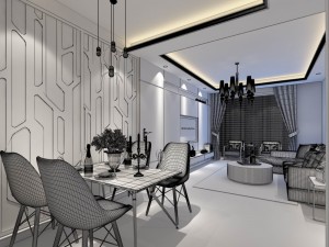 family - kitchen - restaurant 101 Modelo 3D