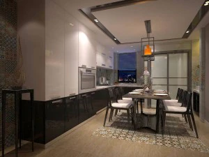 family - kitchen - restaurant 105 3D Model