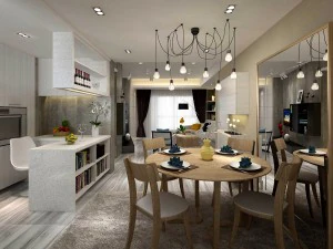 가족-주방-식당 106 3D 모델