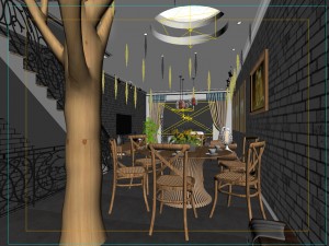 family - kitchen - restaurant 107 Modelo 3D