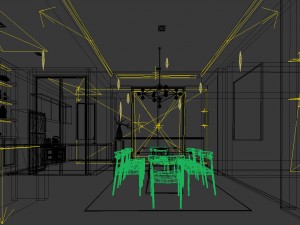 family - kitchen - restaurant 117 3D Model