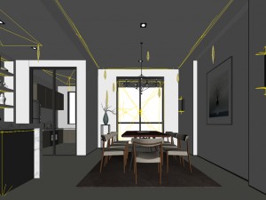 family - kitchen - restaurant 117 3D Model