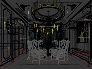 family - kitchen - restaurant 118 3D 模型