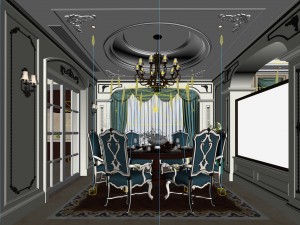 family - kitchen - restaurant 118 3D 模型