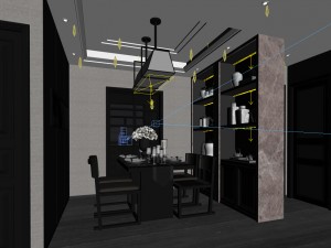 family - kitchen - restaurant 119 3D मॉडल