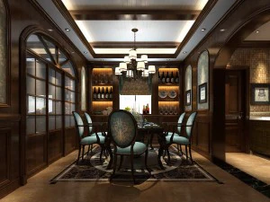 Familie - K&uuml;che - Restaurant 120 3D Modell