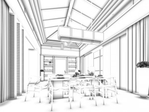 family - kitchen - restaurant 121 Modelo 3D