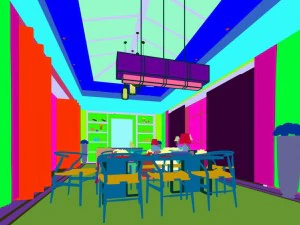 family - kitchen - restaurant 121 3D Model