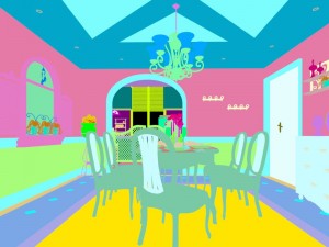 family - kitchen - restaurant 132 3D 모델