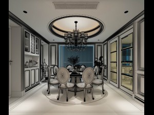 family - kitchen - restaurant 134 3D-Modell