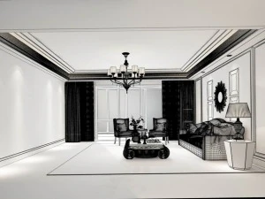 family - kitchen - restaurant 137 3D Model