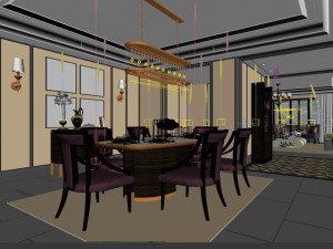 family - kitchen - restaurant 137 3D-Modell