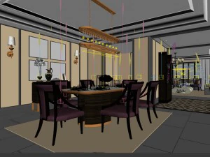 family - kitchen - restaurant 137 3D Model