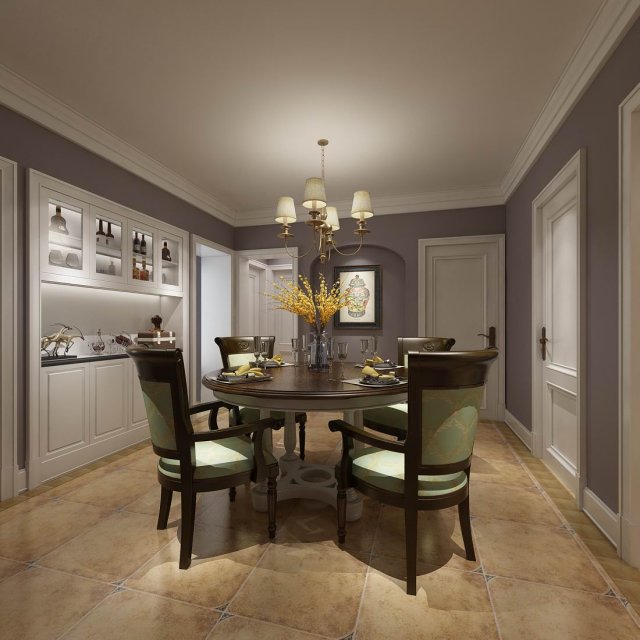 family - kitchen - restaurant 138 3D मॉडल .c4d .max .obj .3ds .fbx .stl .blend 