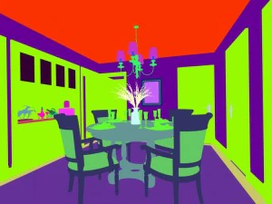 family - kitchen - restaurant 138 3D Model