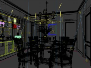family - kitchen - restaurant 138 3D Model