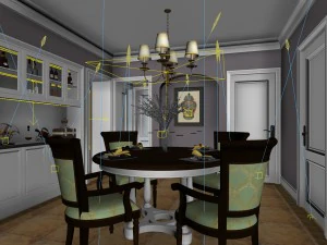 family - kitchen - restaurant 138 3D Model