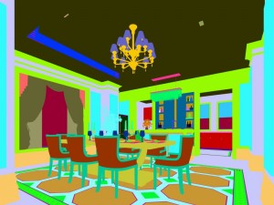 family - kitchen - restaurant 139 3D 모델