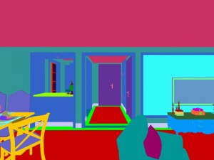 family - kitchen - restaurant 141 Model 3D
