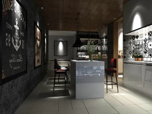 family - kitchen - restaurant 144 3D Model