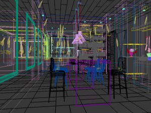 family - kitchen - restaurant 144 3D Model