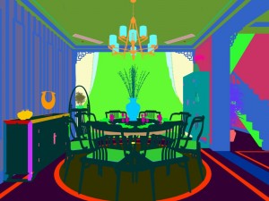 family - kitchen - restaurant 146 3D 모델