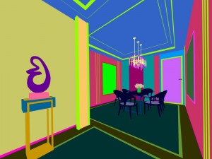 family - kitchen - restaurant 149 3D Model
