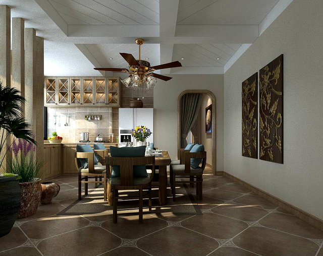 family - kitchen - restaurant 150 3D Model .c4d .max .obj .3ds .fbx .stl .blend 