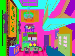 family - kitchen - restaurant 151 3D Model