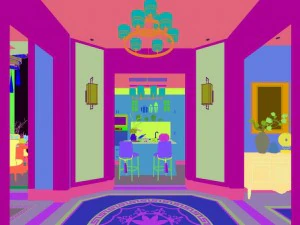 family - kitchen - restaurant 152 3D Model