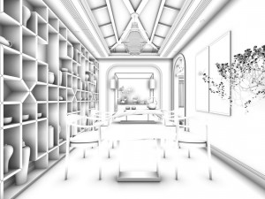 family - kitchen - restaurant 154 Modelo 3D