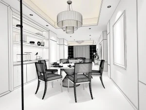 family - kitchen - restaurant 157 3D Model