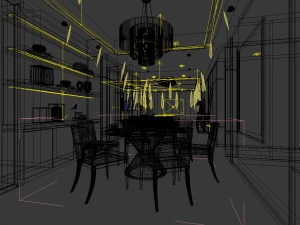 family - kitchen - restaurant 157 3D Model