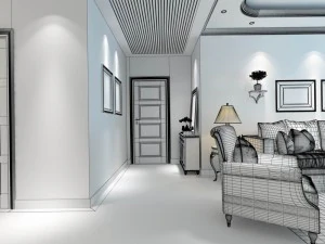 family - kitchen - restaurant 159 3D Model