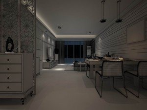 family - kitchen - restaurant 160 3D Model