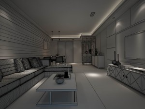 family - kitchen - restaurant 160 3D Model