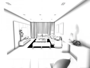 family - kitchen - restaurant 162 3D Model